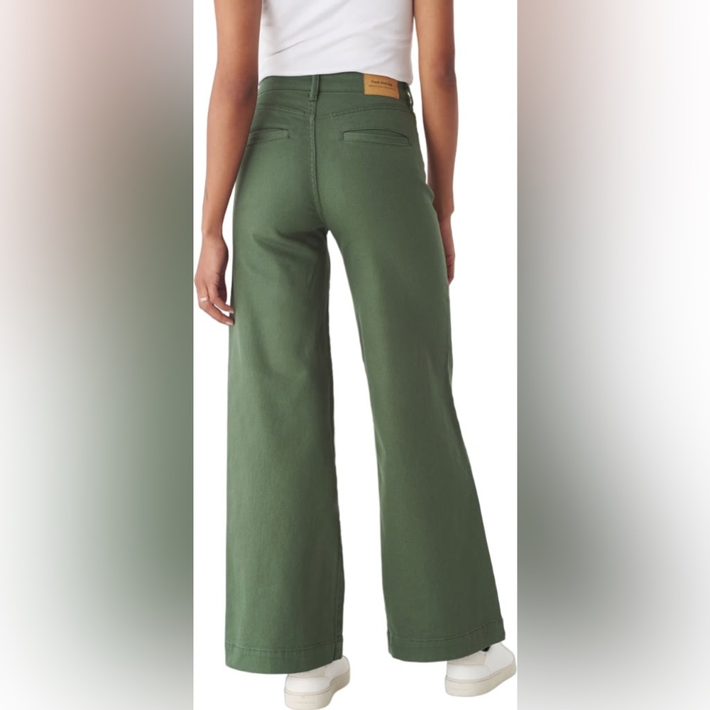 FRANK & OAK Nina high-waist wide leg pant - Picture 2 of 2